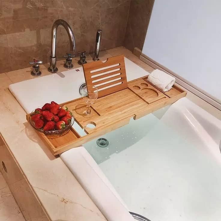 Bamboo Bath Caddy Expandable