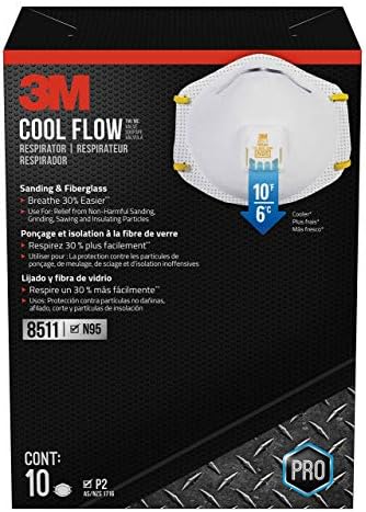 MMM8511 - Particulate Respirator w/Cool Flow Exhalation Valve