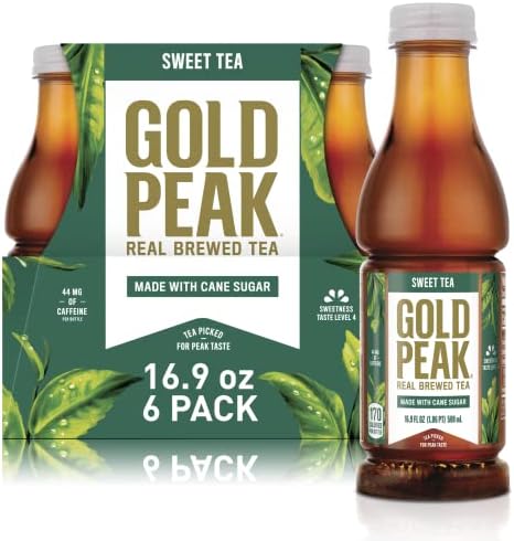 Gold Peak Tea, Sweet Tea, 16.9 fl oz, 6 Pack