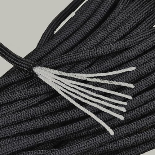 The Paracord Store | Type III 550 Paracord -100 FT Hank, Blank | Heavy Duty 7 Strand Tactical Paracord - USA Made Nylon Outdoor Parachute Cord for Camping, Fishing & More - Survival Cord