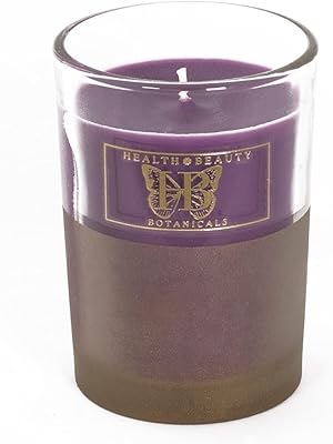 HB Botanicals Luxury Candle Lavande Provence Highly Scented Soy Candle Lavender Wax. Clean Burn in 7.5 Oz Frosted Gold Glass. Beautiful Gold Embossed Gift Box. Gift Wrapped! Safe Cotton Wick