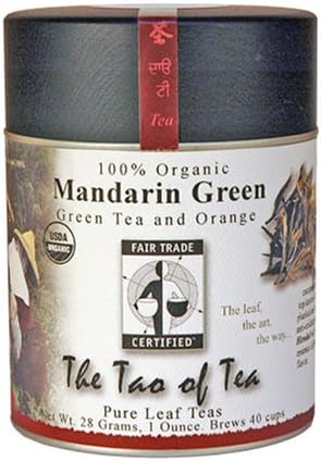 The Tao of Tea, Mandarin Green Tea, Loose Leaf, 1-Ounce Tins (Pack of 2)