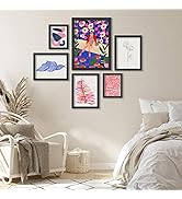 Americanflat Framed Gallery Wall Art Set - 6 Piece Be Patient Everything Will Be Fine by Studio G...