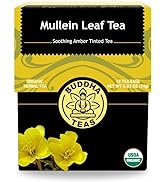 Buddha Teas Organic Mullein Leaf Tea - OU Kosher, USDA Organic, CCOF Organic, 18 Bleach-Free Tea ...