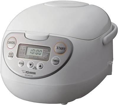 Zojirushi 5.5-Cup Micom Rice Cooker and Warmer with Fuzzy Logic Technology (1 Liter, White)