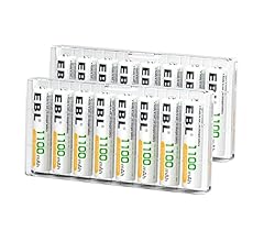 EBL Rechargeable AAA Batteries (16-Counts) High Capacity 1100mAh Ni-MH