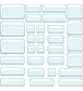 WOWBOX 25 PCS Plastic Drawer Organizer Set, 4 Sizes Desk Drawer Divider Organizers and Storage Bi...