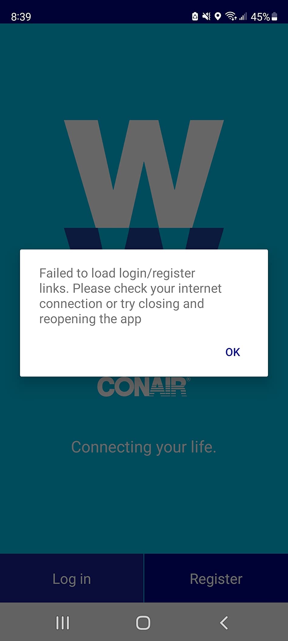 App does not work