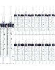 5ML Syringe for Liquid, 30Pack Measuring Small Plastic Syringes with caps, Reusable Liquid Measuring Syringe Tools with Measurement for Scientific Labs, Feeding Pets, Refilling Cosmetics (30Pack 5ML)