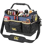 CLC Work Gear PB1580 15" Molded Base Open-Top Toolbox , Black