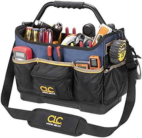 CLC Work Gear PB1580 15" Molded Base Open-Top Toolbox, Black