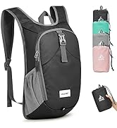 G4Free 10L Hiking Backpack, Lightweight Small Hiking Daypack Small Outdoor Travel Foldable Should...