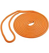 Shoreline Marine Double Braid Polyester Dock Line, 3/8" x 20'