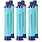 Membrane Solutions Straw Water Filter, Survival Filtration Portable Gear, Emergency Preparedness, Supply for Drinking Hiking Camping Travel Hunting Fishing Team Family Outing - 6 Pack