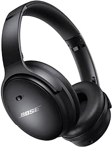 Bose QuietComFort 45 Bluetooth wireless noise cancelling headphones with microphone for phone calls — Triple Black