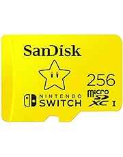 SanDisk 256GB microSDXC card for Nintendo Switch consoles, Super Mario Superstar edition, up to 100 MB/s, Nintendo gaming storage, Nintendo Licensed Product, UHS-I, Class 10, U3,