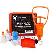 Ven-Ex Snake Bite Kit, Bee Sting Kit, Venom Extractor Suction Pump, Bite and Sting First Aid for ...