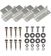 Renogy Solar Panel Mounting Z Brackets Lightweight Aluminum Corrosion-Free Construction for RVs, ...