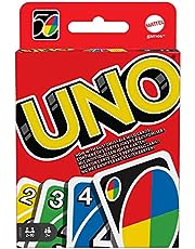 Mattel Games UNO, Classic Card Game for Kids and Adults for Family Game Night, Use as a Travel Game or Engaging Gift for Kids, 2 to 10 Players, Ages 7 and Up, W2087