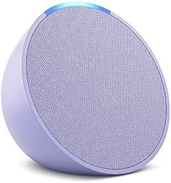 Echo Pop | Full sound compact Wi-Fi and Bluetooth smart speaker with Alexa | Lavender Bloom