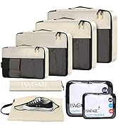 BAGAIL 6 Set / 8 Set Packing Cubes Luggage Packing Organizers for Travel Accessories