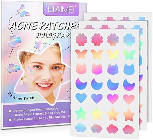 SWETIYOU Acne Patches Pimple Patches for Face with Natural Green Algae Extract & Tea Tree Oil, Hydrocolloid Acne Patches Acne Treatment Cover and Reduce Zits, Pimples, Blemishes, Spots