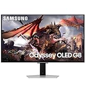 SAMSUNG 32-Inch Odyssey OLED G8 (G80SD) Series 4K UHD Smart Gaming Monitor, 240Hz 0.03ms, Glare-F...
