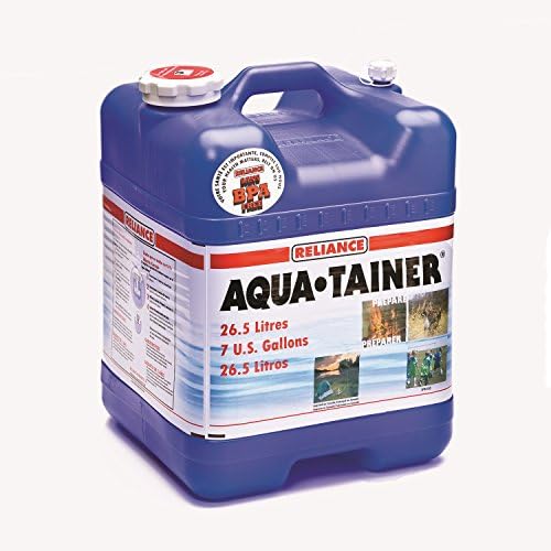 Reliance Products Aqua-Tainer 7 Gallon Rigid Water Container (Pack of 2)