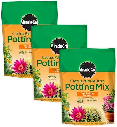 Miracle-Gro Cactus, Palm & Citrus Potting Mix, 8 qt. (3-Pack)