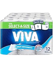 VIVA Paper Towel Select-A-Size Paper Towel 12 Count (4x3 Rolls) - Packaging May Vary