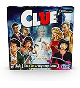 Hasbro Clue Game; Incudes The Ghost of Mrs. White; Compatible with Alexa (Amazon Exclusive); Myst...