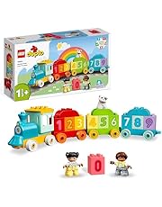 LEGO DUPLO Number Train - Learn to Count 10954 Building Toy; Introduce Toddlers to Numbers and Counting; Educational Number-Brick Train Helps Preschoolers Learn and Play