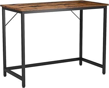 VASAGLE Computer Desk, Writing Desk, Small Office Table, 50 x 100 x 75 cm, Study, Home Office, Simple Assembly, Steel, Indust