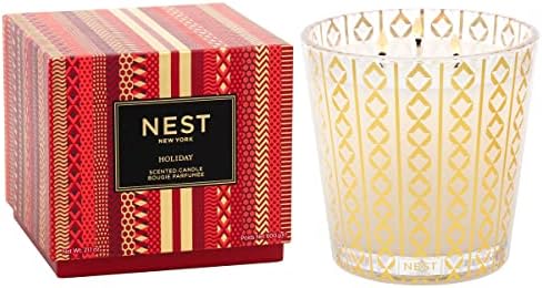 NEST Fragrances 3-Wick Candle- Holiday , 21.2 oz