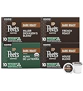 Peet's Coffee, Dark Roast Keurig Coffee Pods Variety Pack - Major Dickason's Blend, French Roast,...