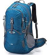 G4Free 45L Hiking Travel Backpack Waterproof with Rain Cover, Outdoor Camping Daypack for Men Women