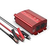 BESTEK 300Watt Pure Sine Wave Power Inverter DC 12V to AC 110V Car Plug Inverter Adapter Power Co...