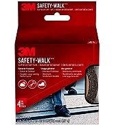 3M Safety-Walk Slip Resistant Tape, Black, 4 in. x 15 ft.