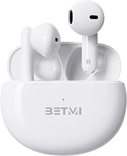 BETMI - True Wireless Earbuds - in-Ear Bluetooth5.3 Headphones - 40H Playtime, IPX5 Waterproof TWS with Dual Mic for Spor...