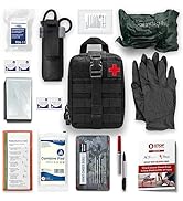 ASA TECHMED Tactical Emergency Trauma Care Kit - Compact Size, Comprehensive Supplies, Easy to Ca...