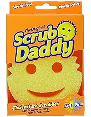 Scrub Daddy Flex Texture Cleaning Sponge, Original Yellow 4 1/8 inches