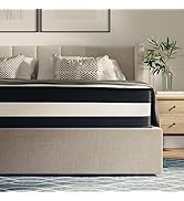 Flash Furniture Capri Comfortable Sleep 12" Hybrid Pocket Spring and Foam Mattress in a Box, Foam...