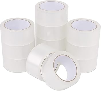 Image of Lichamp Clear Packing Tape, 12 Rolls Heavy Duty Packaging Tape Refill for Moving Boxes, Mail Shipping Supplies, 1.88 inch x 55 Yard x 2.6 mil, A212TP