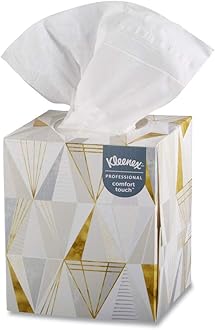 Image of Kleenex 21200 95 Sheets/Box 3 Boxes/Pack Boutique White Facial Tissue - 2-Ply, Pop-Up Box
