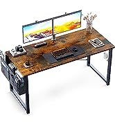 ODK Computer Writing Desk 48 inch, Sturdy Home Office PC Table, Work Desk with Storage Bag and He...