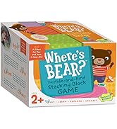 Peaceable Kingdom Where's Bear? The Hide and Find Stacking Block Game for 2 Year Olds