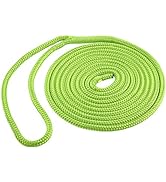 Shoreline Marine Double Braid Polyester Dock Line Multi, 3/8" x 15'