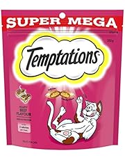 TEMPTATIONS Cat Treats Hearty Beef Flavour 350g Bad