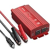 BESTEK 500W Pure Sine Wave Power Inverter DC 12V to AC 110V Car Plug Inverter Adapter Power Conve...