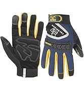 CLC Custom Leathercraft I148M mpact Work Gloves, M